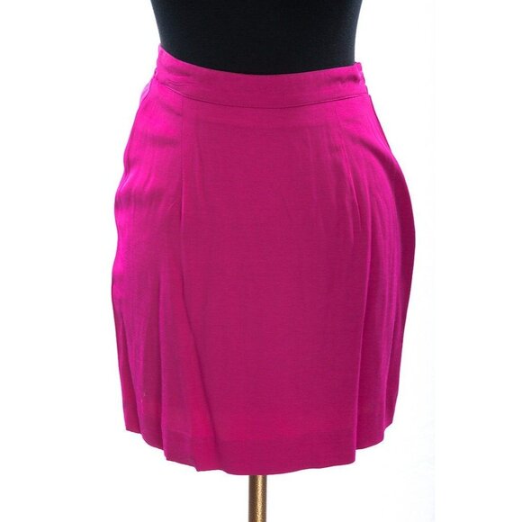 Vtg 1980s Women's Wild Rose 3 Piece Suit Set Hot Neon Pink Size 4 Petites NWT - Picture 3 of 7